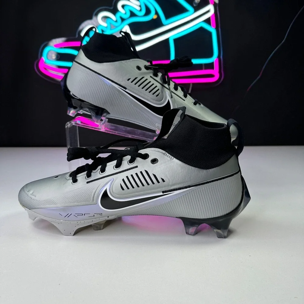 Men's Nike Vapor Edge Pro 360 2 Light Smoke Grey Black Cleats DA5456-002 Sz 15